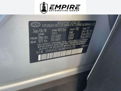 2019 Hyundai SANTA FE SE