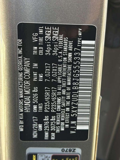 2018 Hyundai SANTA FE SPORT 2.4L