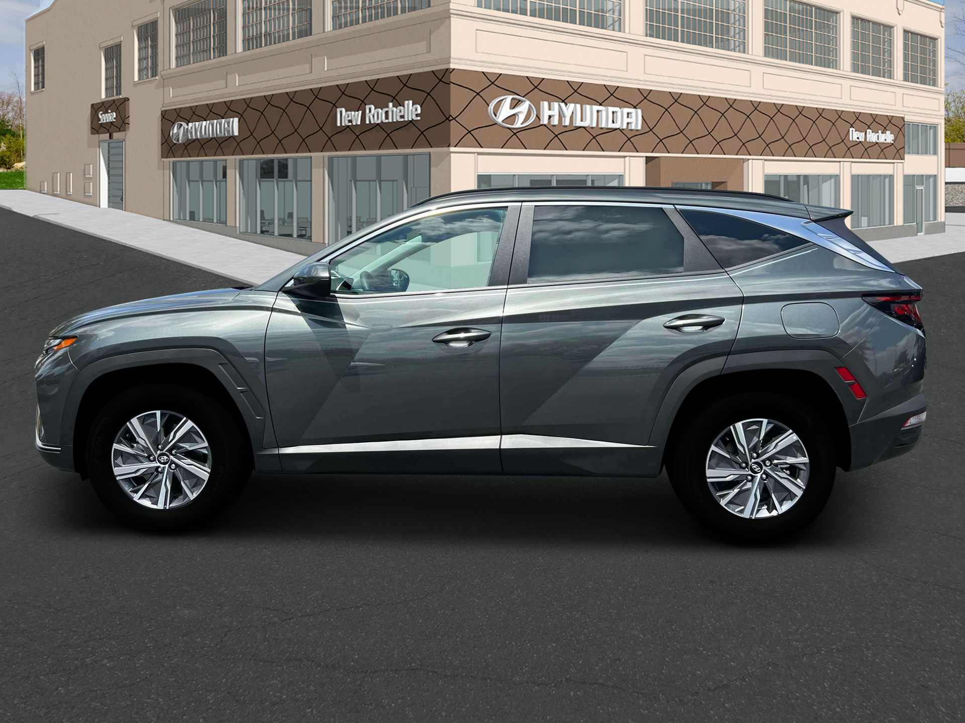 2024 Hyundai TUCSON HYBRID Blue