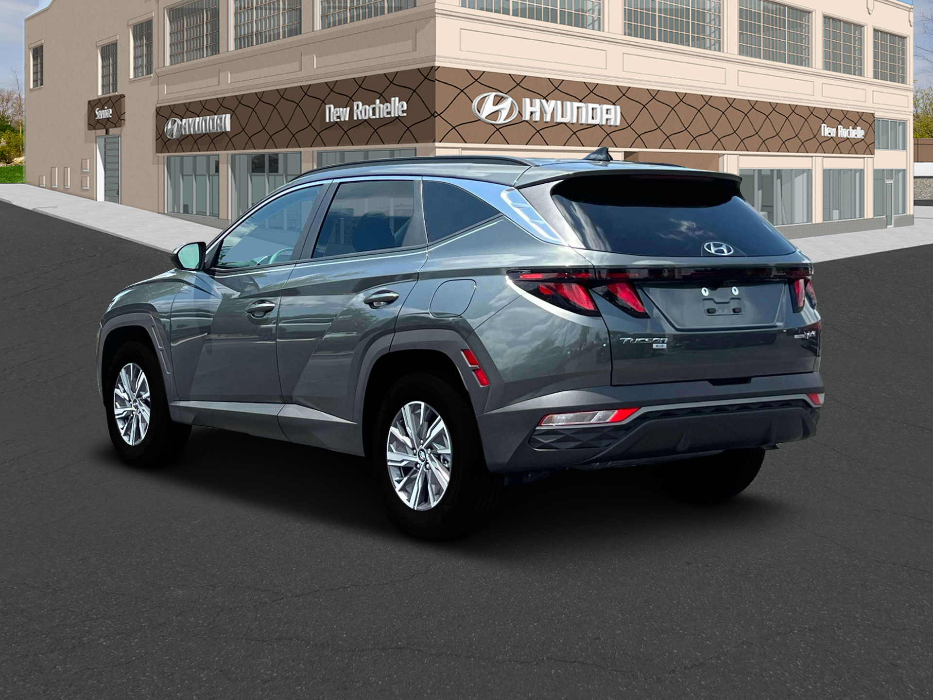 2024 Hyundai TUCSON HYBRID Blue