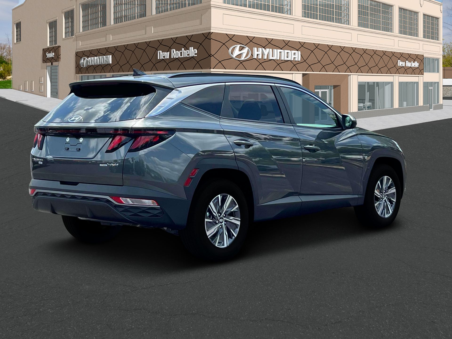 2024 Hyundai TUCSON HYBRID Blue