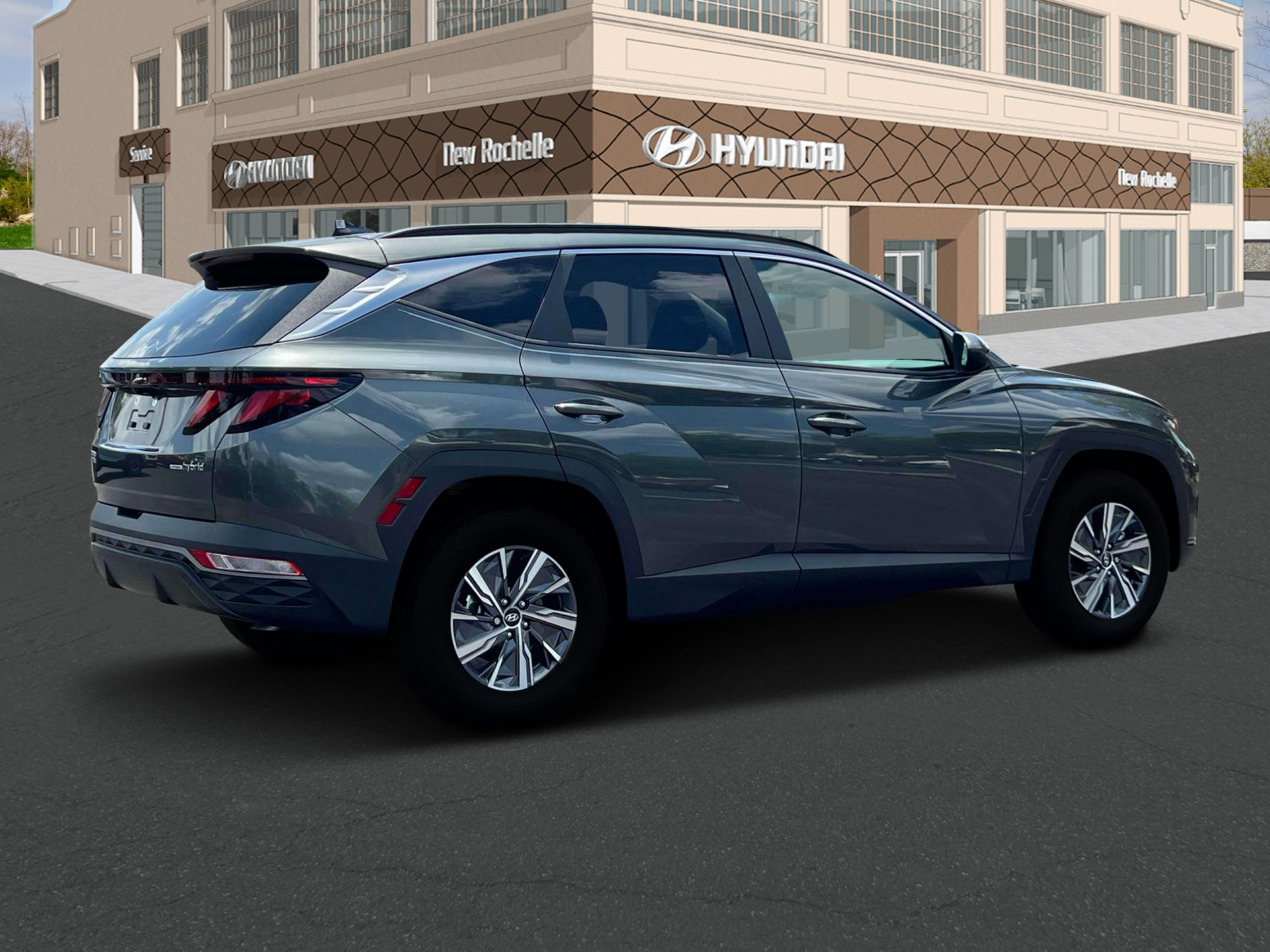 2024 Hyundai TUCSON HYBRID Blue