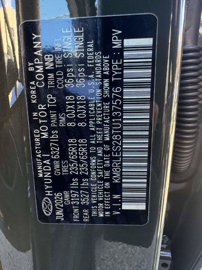 2026 Hyundai PALISADE SEL 7P