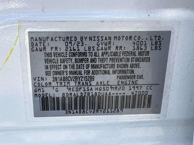 2024 Nissan Sentra SV