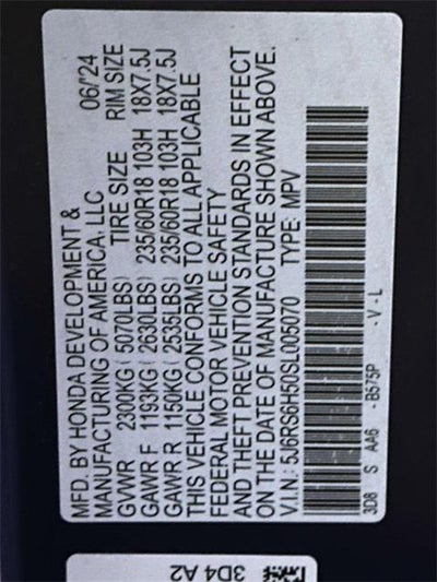 2025 Honda CR-V Hybrid Sport