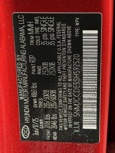 2025 Hyundai TUCSON SEL Convenience