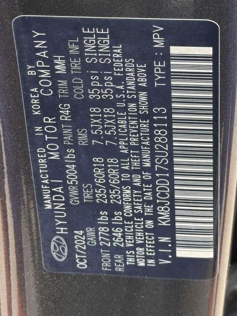 2025 Hyundai TUCSON HYBRID SEL Convenience