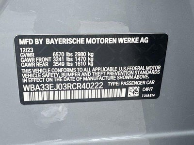 2024 BMW 760i 760i xDrive