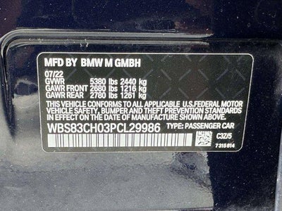 2023 BMW M5 Sedan