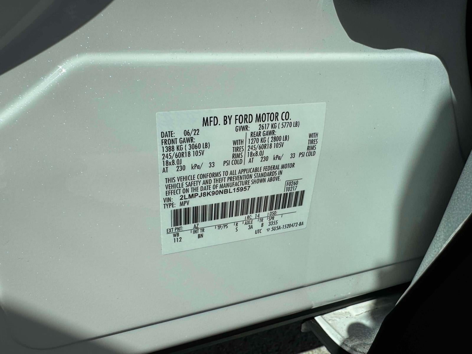 2022 Lincoln Nautilus Reserve