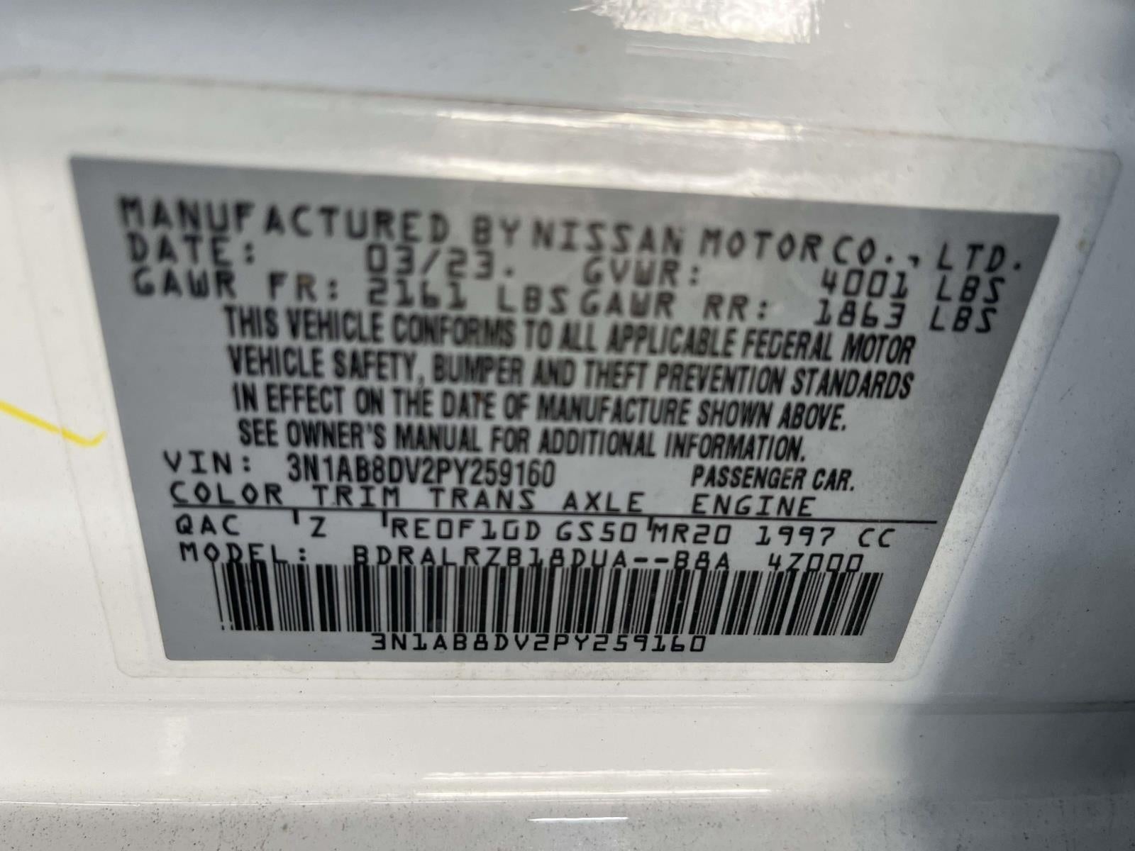 2023 Nissan Sentra SR Xtronic CVT