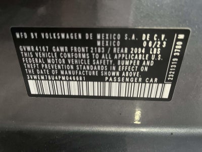 2023 Volkswagen Jetta 1.5T SE