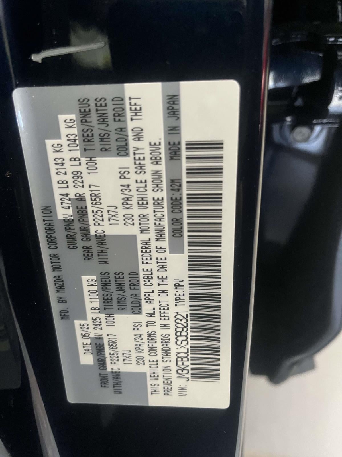 2025 Mazda Mazda CX-5 2.5 S Preferred