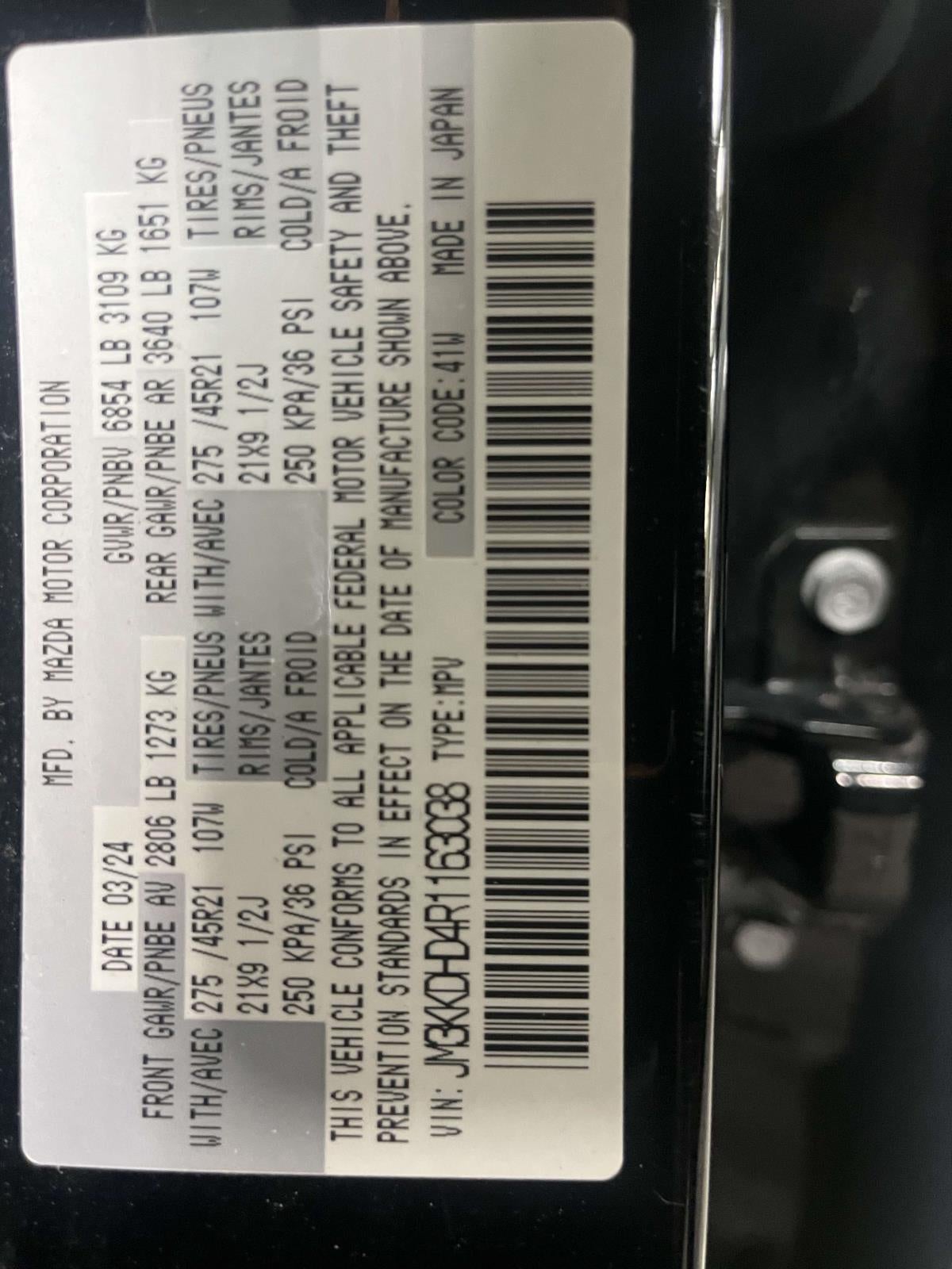 2024 Mazda Mazda CX-90 3.3 Turbo Premium