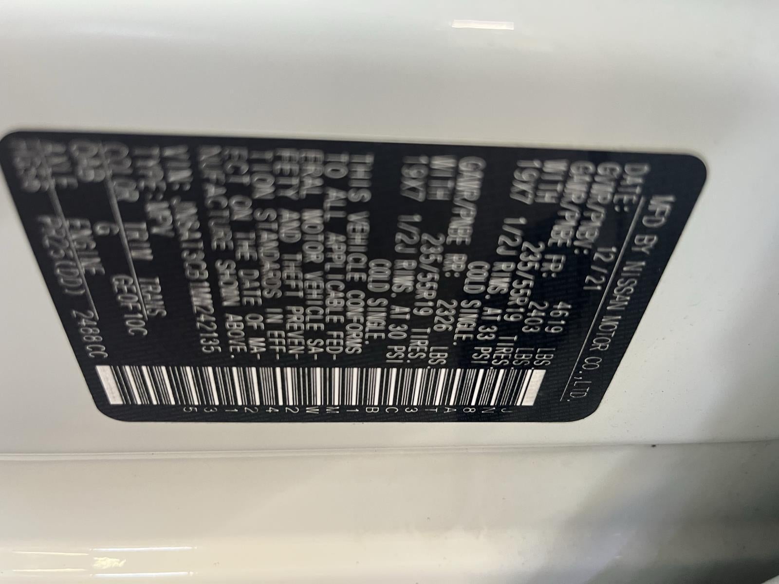 2021 Nissan Rogue SL Intelligent AWD