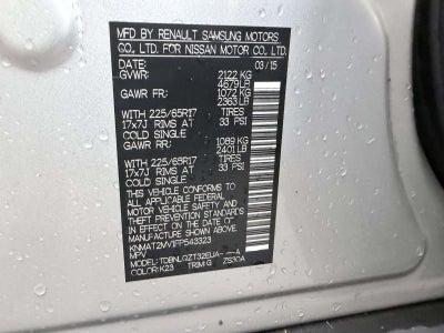 2015 Nissan Rogue SV
