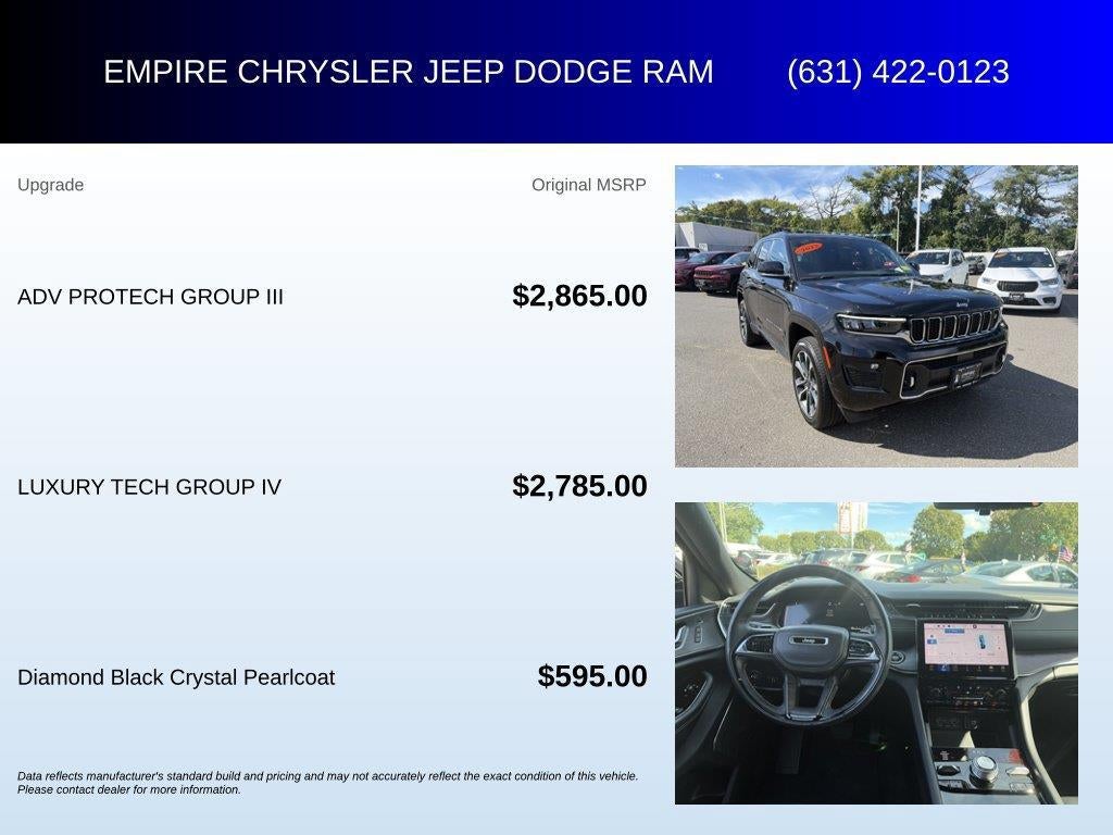 2023 Jeep Grand Cherokee Overland 4x4