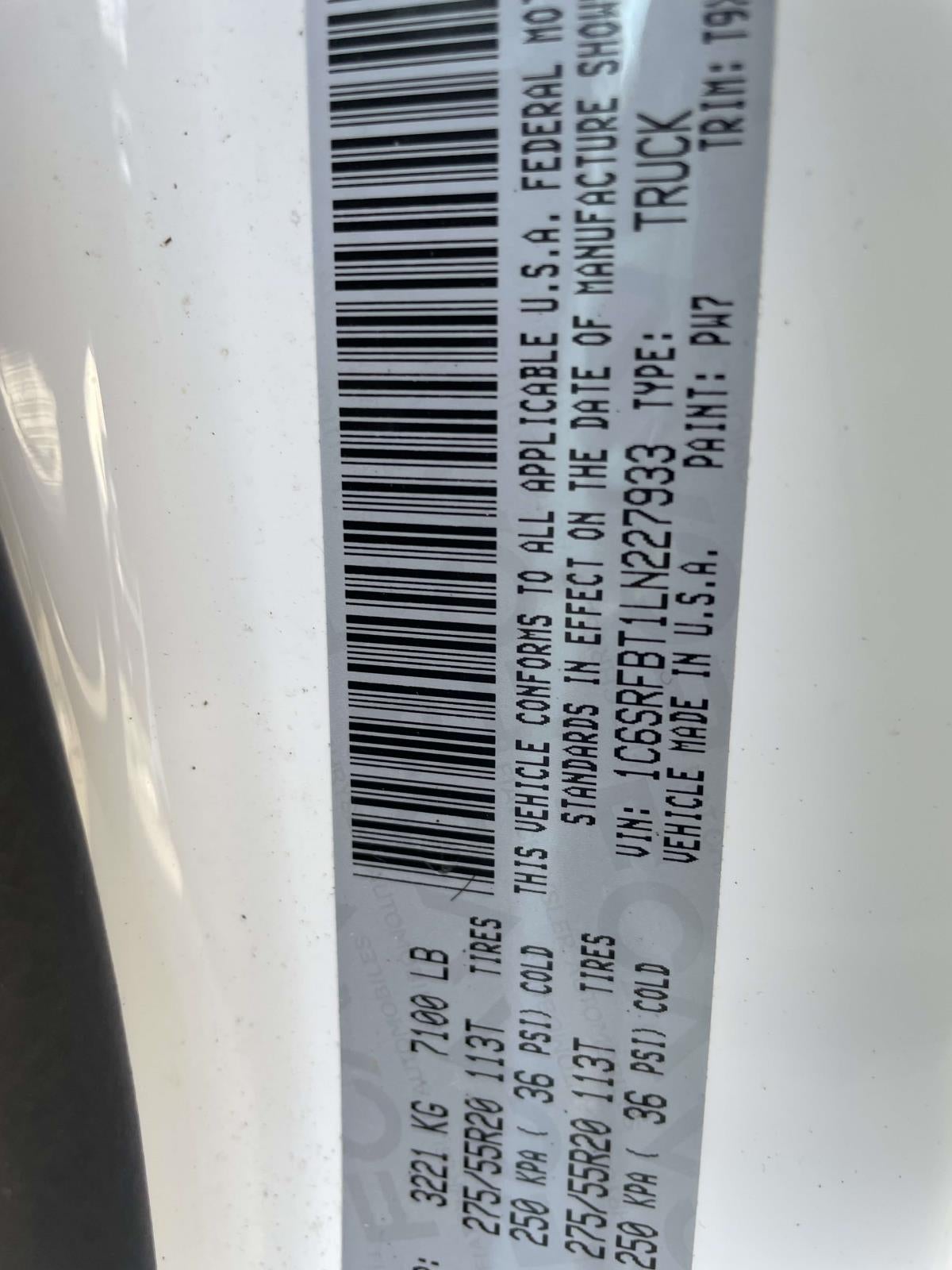 2020 RAM 1500 Big Horn Quad Cab 4x4 6'4' Box