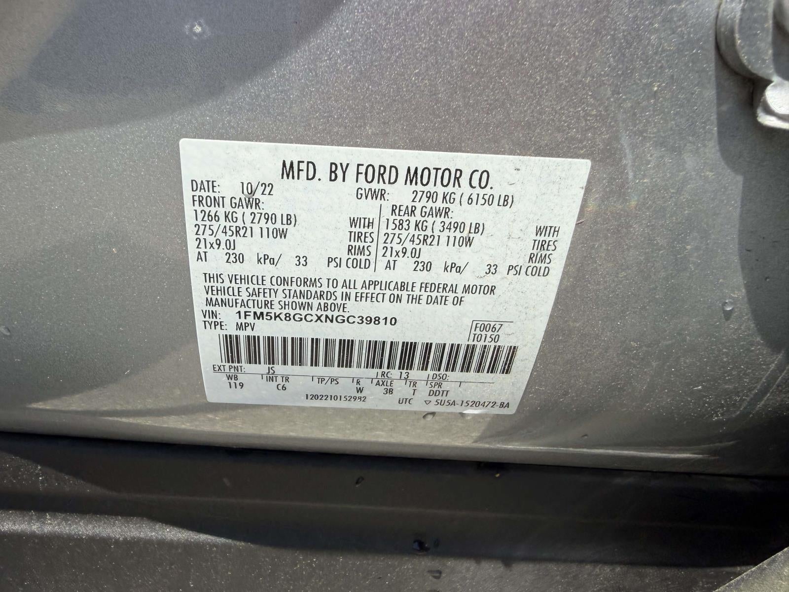 2022 Ford Explorer ST