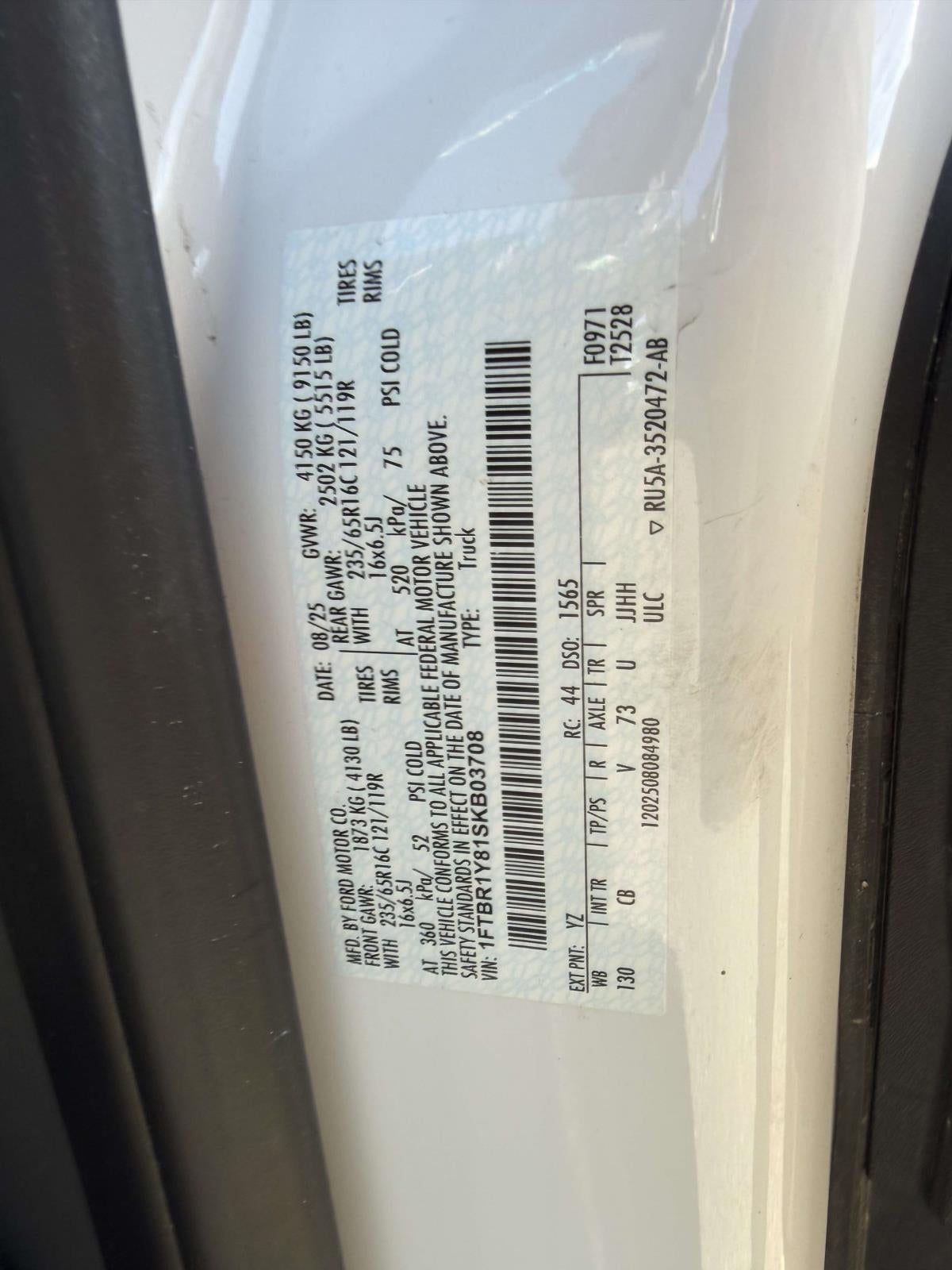2025 Ford Transit-250 Cargo Van Base