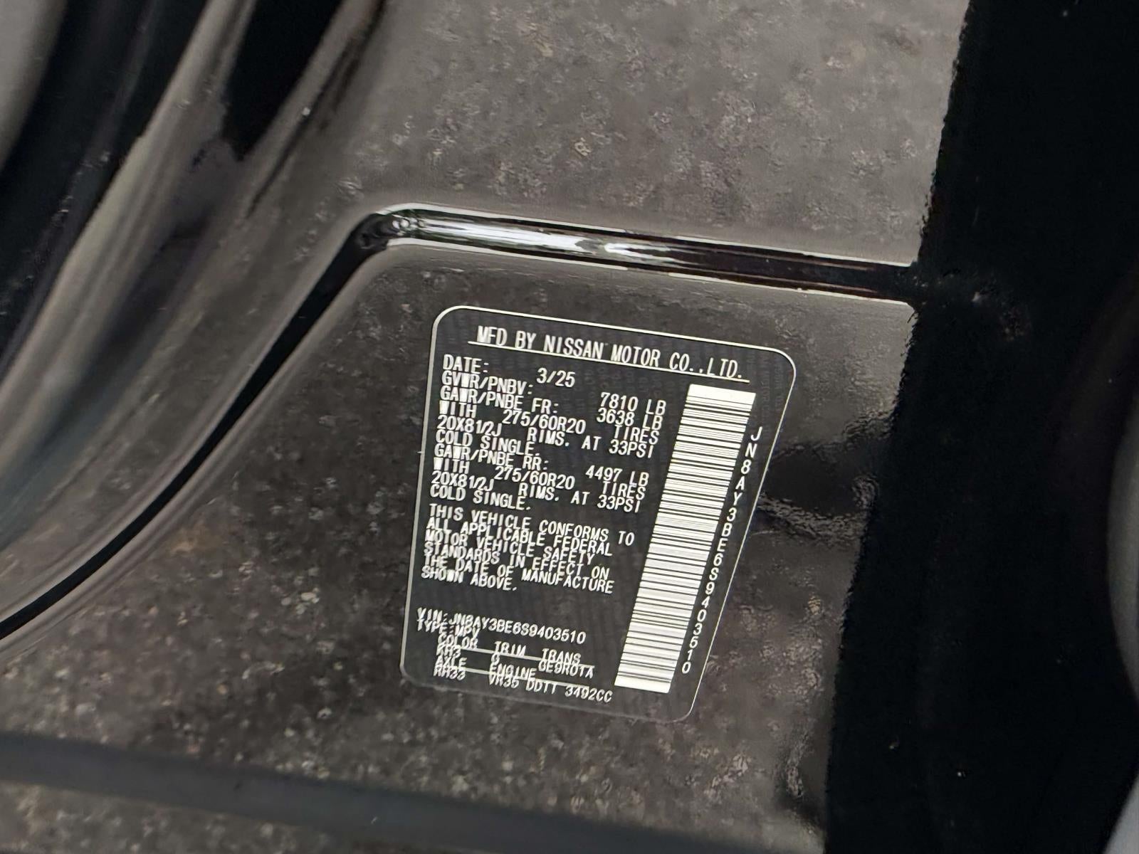 2025 Nissan Armada SL 4WD