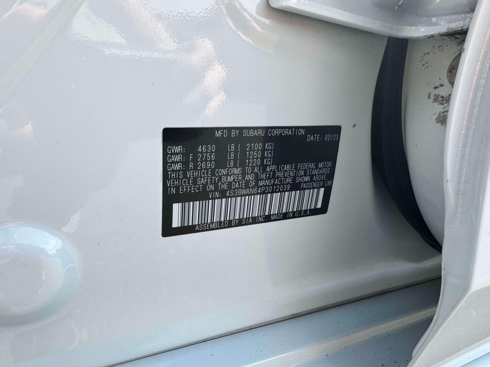 2023 Subaru Legacy Limited