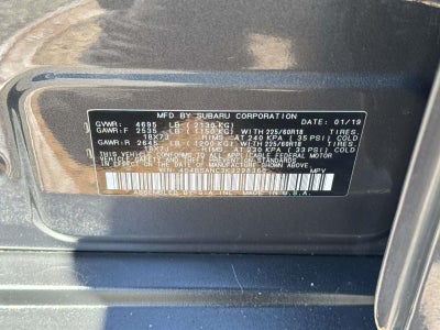 2019 Subaru Outback 2.5i Limited