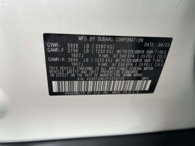 2023 Subaru Outback Limited XT