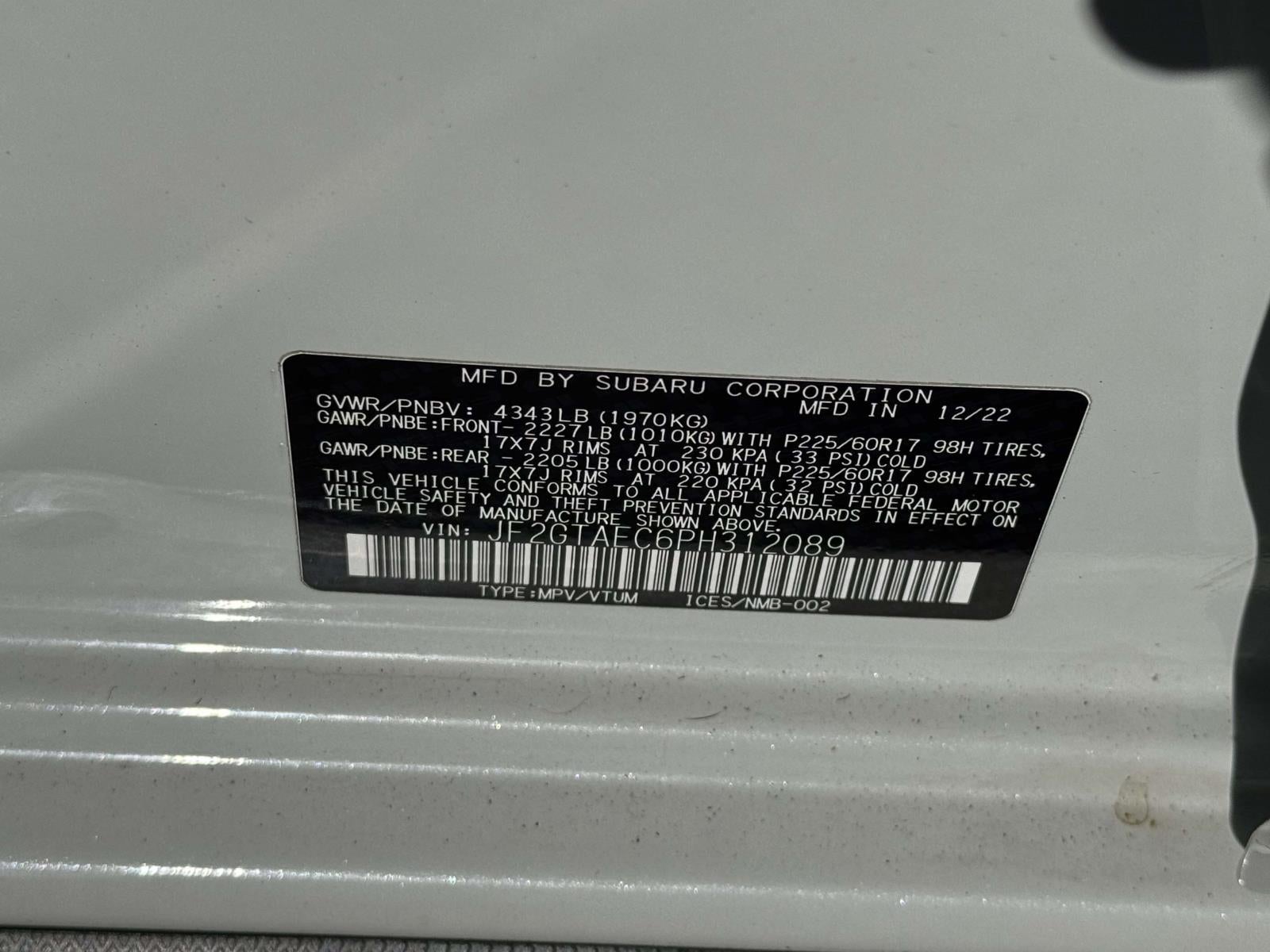 2023 Subaru Crosstrek Premium