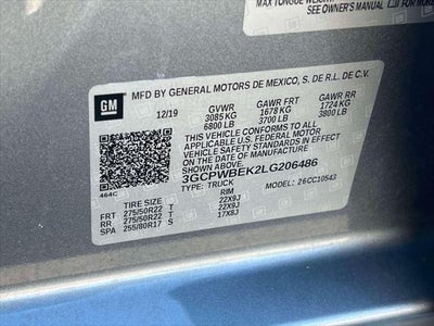 2020 Chevrolet Silverado 1500 Custom