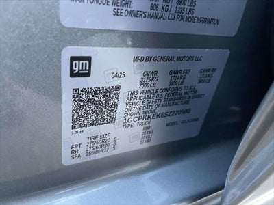 2025 Chevrolet Silverado 1500 LT (2FL)