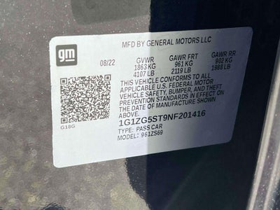 2022 Chevrolet Malibu FWD RS