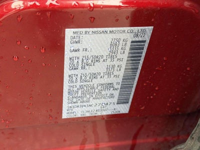 2022 Nissan Pathfinder Platinum 4WD