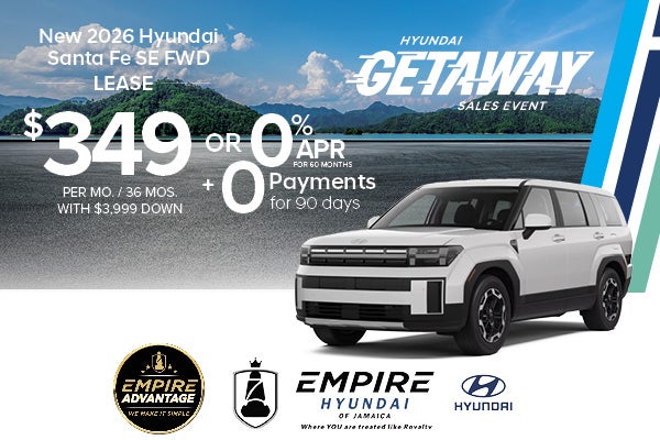 New 2026 Hyundai Santa Fe SE FWD