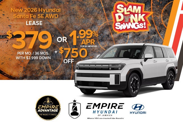 New 2026 Hyundai Santa Fe SE AWD