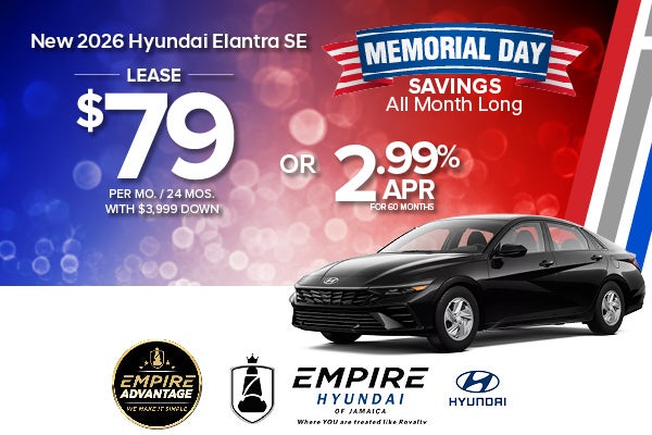 New 2026 Hyundai Elantra SE