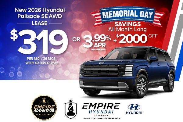 New 2026 Hyundai Palisade SE AWD